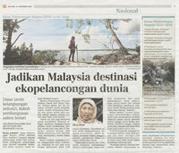 Berita Harian_24-Dec-2020_ms 3_Jadikan Malaysia destinasi ekopelancongan dunia