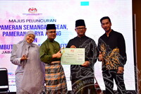 MAJLIS PELANCARAN PAMERAN KARYA AGUNG, PAMERAN SEMANGAT ASEAN & JAMUAN HARI RAYA JMM