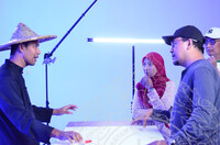 PRA PERSEDIAAN DAN FOTO DISEBALIK TABIR SESI RAKAMAN VIDEO PENGUKUHAN PROGRAM IPIM SECARA PENDIDIKAN & PEMBELAJARAN MAYA.