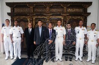 KUNJUNGAN HORMAT DELIGASI PUSMAS TLDM 