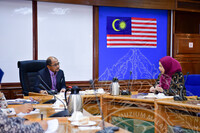 KUNJUNGAN KHIDMAT NASIHAT DARIPADA PENGURUS BESAR TAMAN WARISAN MELAYU, LEMBAGA WARISAN NEGARA SINGAPURA