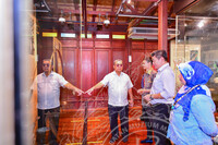 LAWATAN KERJA YB MENTERI  DATUK AARON AGO DAGANG,  KEMENTERIAN PERPADUAN KE MUZIUM KOTA LUKUT