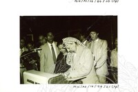 LAWATAN EN. YASSER ARAFAT KE MUZIUM NEGARA SEMPENA PAMERAN TAMADUN ISLAM PADA 24.07.1984 (H/P)