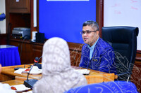 LAWATAN PENSYARAH DARI KOLEJ PENGAJIAN SENI KREATIF UiTM SHAH ALAM KE GALERI MUZIK