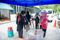 PROGRAM JOM KACAU BUBUR ASYURA ANJURAN SURAU AL FALAH, PKSR DAN PUSPANITA