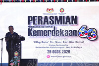 MAJLIS PERASMIAN PAMERAN HARI KEBANGSAAN DAN ACARA KIBAR JALUR GEMILANG