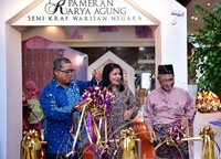 MAJLIS PELANCARAN PAMERAN KARYA AGUNG, PAMERAN SEMANGAT ASEAN & JAMUAN HARI RAYA JMM
