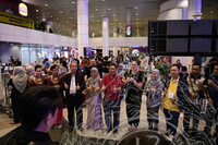 KETIBAAN DELEGASI DARI CHINA DI KLIA