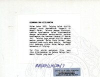 NOTA PENERANGAN (NOTA PENERANGAN PAMERAN LARUT MATANG, PERAK)