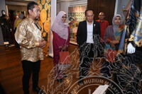 MAJLIS PERASIMAN PAMERAN REMINI SCENCES OF ORIGINS UNFOLDING CULTURA NARRATIVES EXHIBITION,PAMERAN UITM DAN MTN