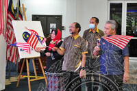 MAJLIS PERASMIAN PAMERAN HARI KEBANGSAAN DAN ACARA KIBAR JALUR GEMILANG