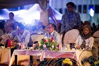 MAJLIS PERARAKAN KAPAL BERHIAS SEMPENA KEMERDEKAAN SARAWAK KE60 DI PESISIRAN KUCHING WATERFRONT