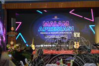 PERSEMBAHAN BUSKERS LAGU LAGU MALAR SEGAR & MAJLIS APRESIASI  MEDIA   & RAKAN STRATEGIK