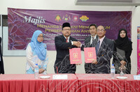 MAJLIS MENANDATANGANI MEMORANDUM PERSEFAHAMAN ANTARA KUIM DENGAN JMM DAN PERBADANAN MUZIUM MELAKA
