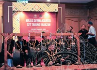 MAJLIS DERMA KOLEKSI SET TAGONG KADAZAN OLEH PERTUBUHAN KADAZAN SABAH JEPADA JMM