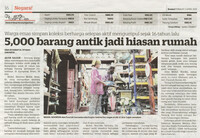 Kosmo-02 April 2021-5,000 barang antik jadi hiasan rumah