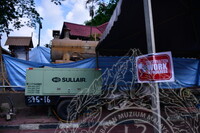 PEMANTAUAN DAN DOKUMENTASI KERJA SANDBLASTING LOKOMOTIF WAP 531.01 DI MUZIUM NEGARA