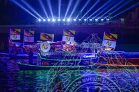 MAJLIS PERARAKAN KAPAL BERHIAS SEMPENA KEMERDEKAAN SARAWAK KE60 DI PESISIRAN KUCHING WATERFRONT