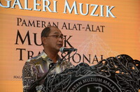 PERASMIAM GALERI MUZIK PAMERAN ALAT-ALAT MUZIK TRADSIONAL MALAYSIA.
