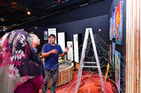 LAWATAN DKP PEMASANGAN PAMERAN MINI ART SHOW DI GALERI MUZIK