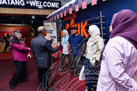 LAWATAN DKP PEMASANGAN PAMERAN MINI ART SHOW DI GALERI MUZIK