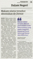 Utusan Malaysia_29-Dec-2020_ms 31_Makam ulama tersohor ditemukan di Chenor