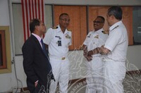 KUNJUNGAN HORMAT DELIGASI PUSMAS TLDM 