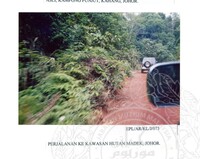 PENYELIDIKAN SURVEI ARKEOLOGI PERTUKAAN DAN EXPLORASI AWAL KOTA PURBA, LINGGIU, KOTA TINGGI JOHOR, PADA 04.08.2005,