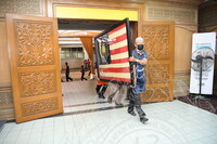 GAMBAR BENDERA PERTAMA ( PROSES KERJA)