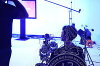 PRA PERSEDIAAN DAN FOTO DISEBALIK TABIR SESI RAKAMAN VIDEO PENGUKUHAN PROGRAM IPIM SECARA PENDIDIKAN & PEMBELAJARAN MAYA.