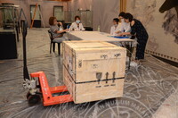 KERJA-KERJA PERSIAPAN PAMERAN KAZAKSTAN GOLDEN MAN