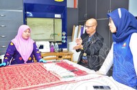 LAWATAN KERJA MUZIUM DI RAJA ABU BAKAR  KE JMM DI MAKMAL KONSERVASI