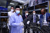 LAWATAN KERJA YB MEJAR (B) HJ MD ANIZAM BIN AB RAHMAN KE JMM