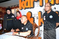 MAJLIS PERASMIAN PAMERAN KARTUN DAN KITA SERTA PELANCARAN KALENDAR ACARA JMM 2018