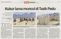 Sinar Harian_19-Feb-2020_ms 35_Kubur lama muncul di Tasik Pedu