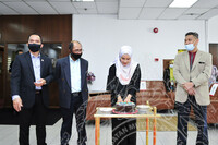 MAJLIS CLOCK OUT PENGARAH BAHAGIAN KHIDMAT PENGURRSAN PUAN NOORAZREEN IDAYU BT KAMAROZZAMAN