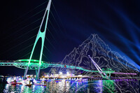 MAJLIS PERARAKAN KAPAL BERHIAS SEMPENA KEMERDEKAAN SARAWAK KE60 DI PESISIRAN KUCHING WATERFRONT