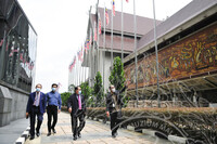 LAWATAN TIM. MENTERI MOTAC( YB DATUK DR. JEFFREY G.KITINGAN)  KE MUZIUM NEGARA SEMPENA PEMBUKAAN SEMULA MUZIUM-MUZIUM DIBWH JAB. MUZIUM MALAYSIA