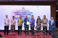 MAJLIS PELANCARAN PAMERAN KARYA AGUNG, PAMERAN SEMANGAT ASEAN & JAMUAN HARI RAYA JMM