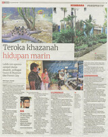 Berita Harian -  31 Jan 2021 -Teroka khazanah hidupan marin