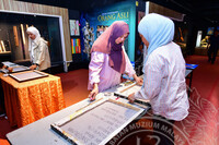 LAWATAN DKP PEMASANGAN PAMERAN MINI ART SHOW DI GALERI MUZIK