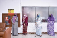 MAJLIS PERSARAAN PUAN ZALEHA BINTI TASRIB DIHADAPAN BILIK DATO KP