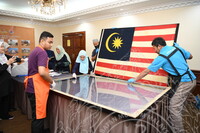 GAMBAR BENDERA PERTAMA ( PROSES KERJA)