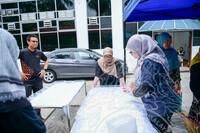 PROGRAM JOM KACAU BUBUR ASYURA ANJURAN SURAU AL FALAH, PKSR DAN PUSPANITA