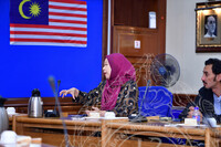 KUNJUNGAN KHIDMAT NASIHAT DARIPADA PENGURUS BESAR TAMAN WARISAN MELAYU, LEMBAGA WARISAN NEGARA SINGAPURA