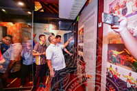 LAWATAN KERJA YB MENTERI  DATUK AARON AGO DAGANG,  KEMENTERIAN PERPADUAN KE MUZIUM KOTA LUKUT