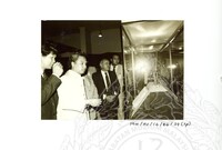 LAWATAN EN. YASSER ARAFAT KE MUZIUM NEGARA SEMPENA PAMERAN TAMADUN ISLAM PADA 24.07.1984 (H/P)