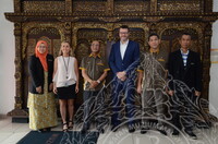 KUNJUNGAN HORMAT DARI AUSTRALIA DEPUTY HIGH COMMISSIONER KE PEJABAT KP JMM