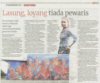 Berita Harian-31 Januari 2021 -Lasung, Loyang tiada pewaris