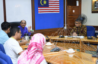 KUNJUNGAN HORMAT PENGARAH LEMBAGA MUZIUM NEGERI PERAK  KE JABATAN MUZIUM NEGARA